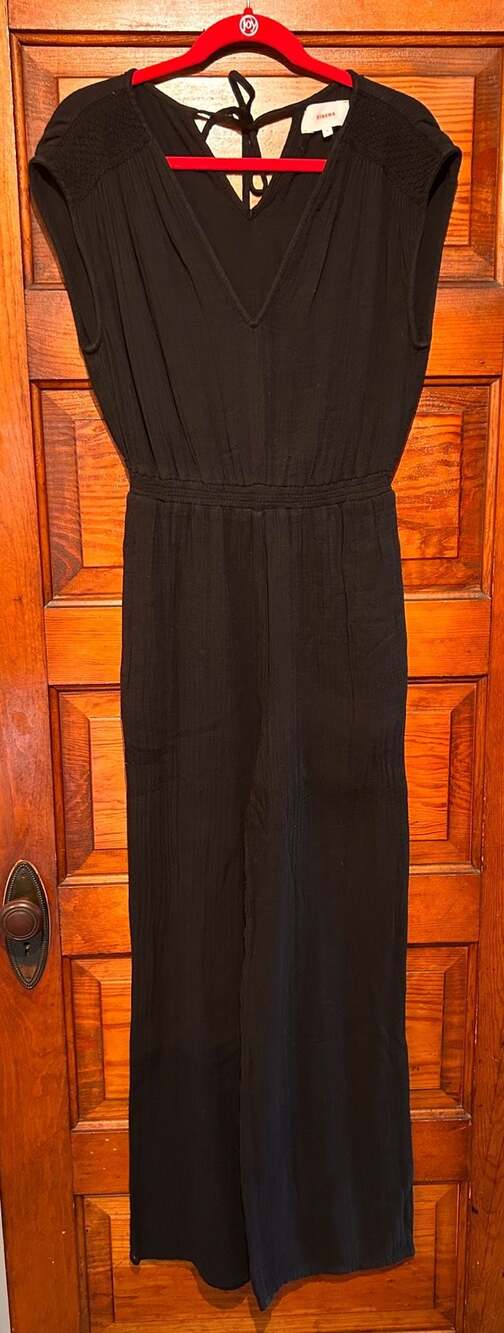 Xirena Black Gauze Jumpsuit Size S